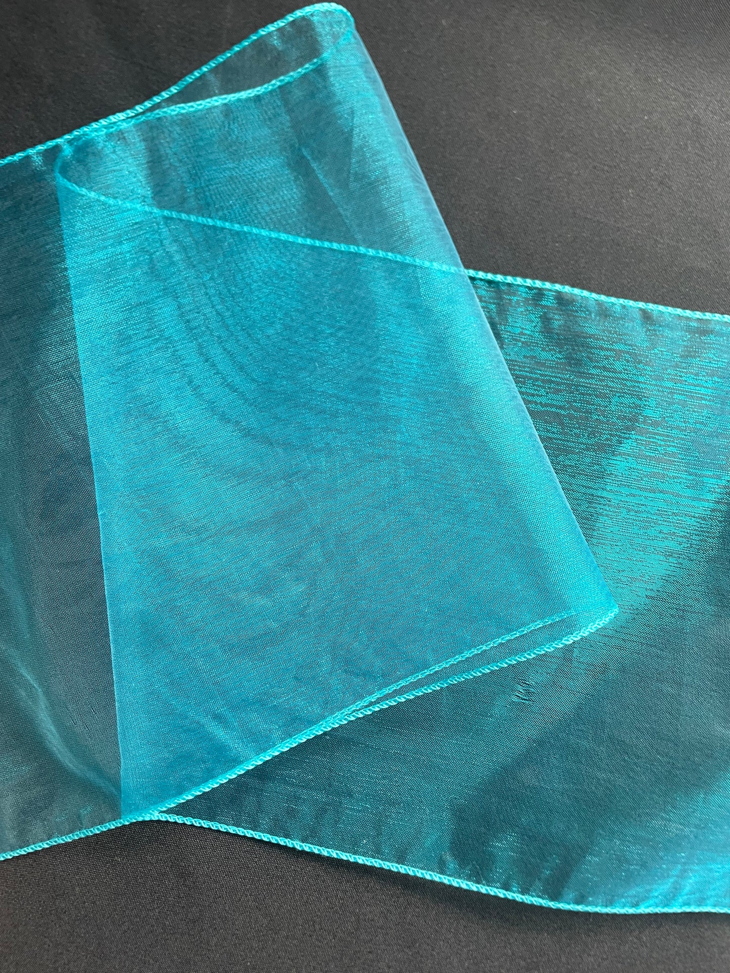 Boucle de chaise - Turquoise (Organza)