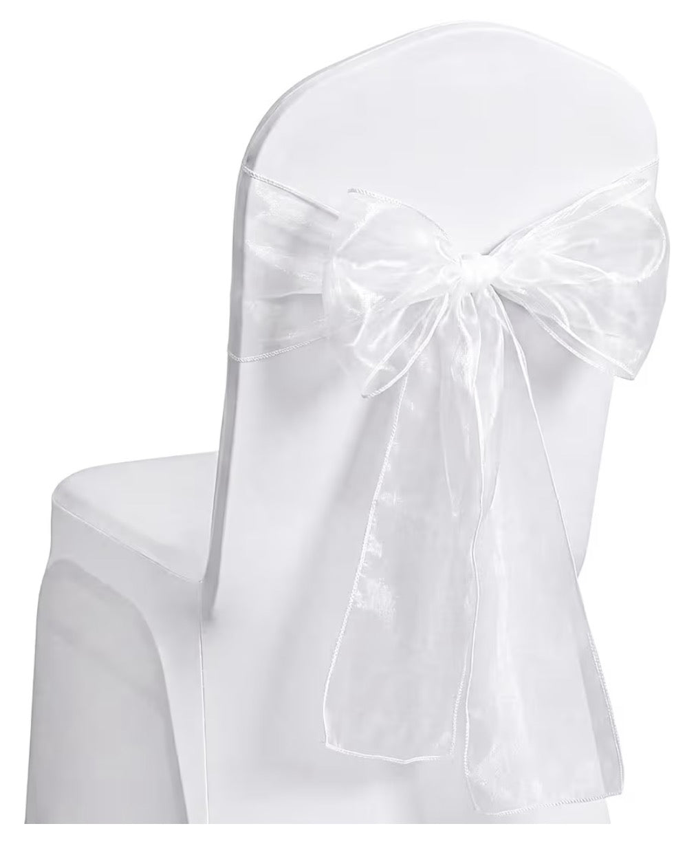 Boucle de chaise - Blanc (Organza)