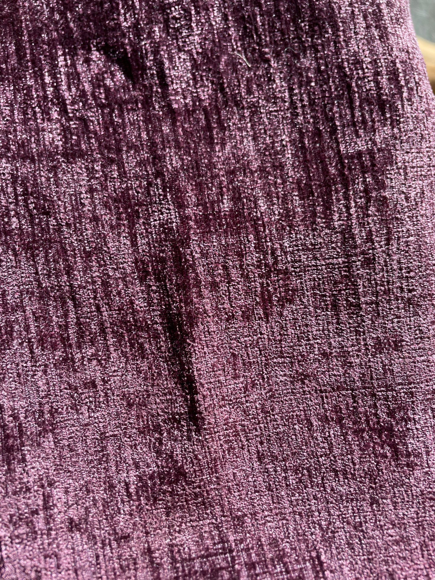 Chemin de table - Aubergine velour