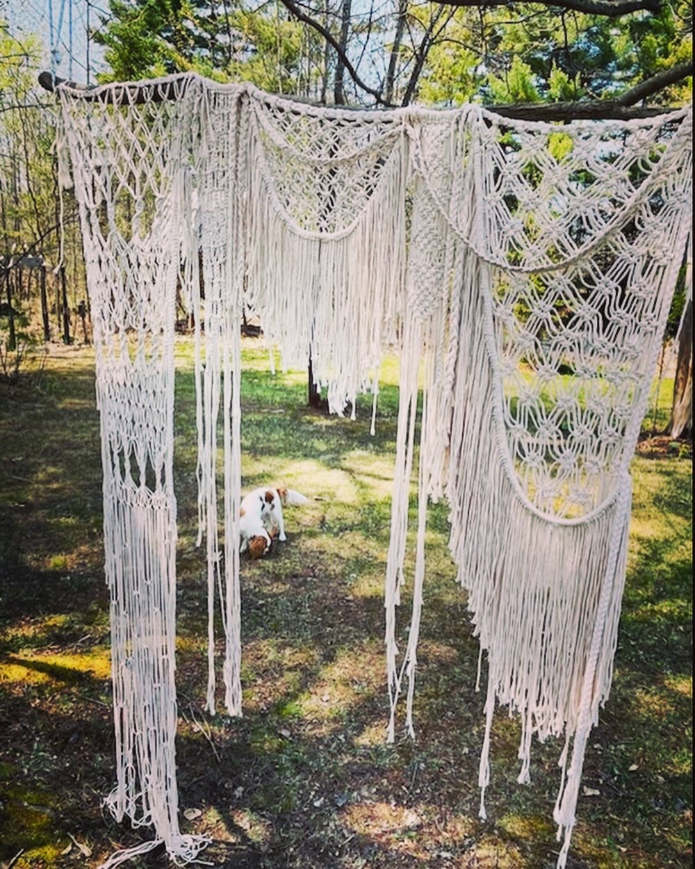 Arche de macramé