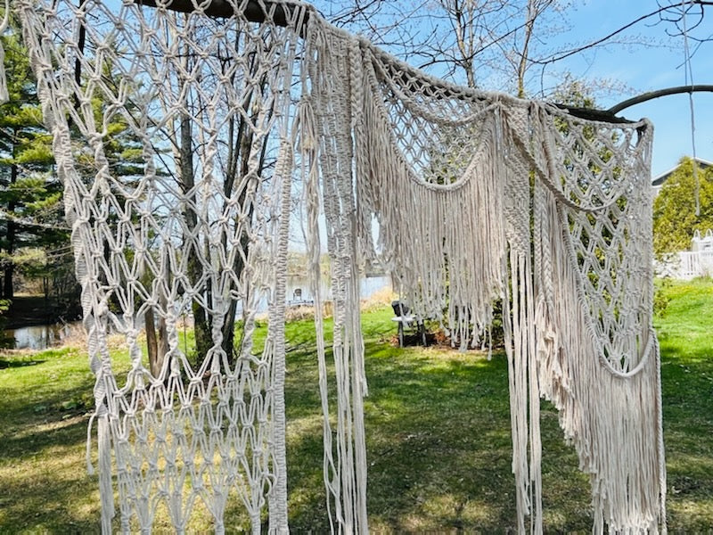 Arche de macramé