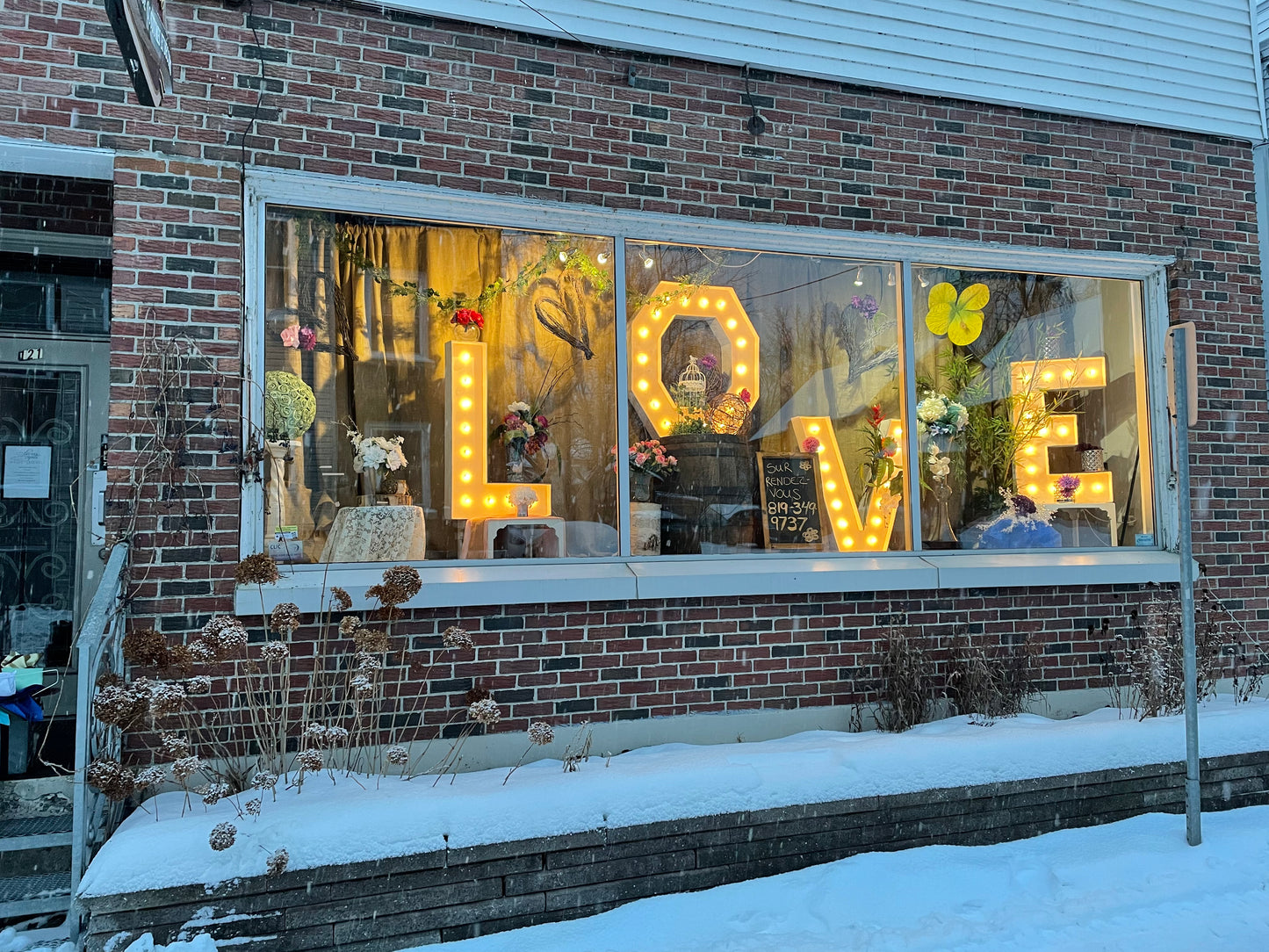Lettres LOVE en bois
