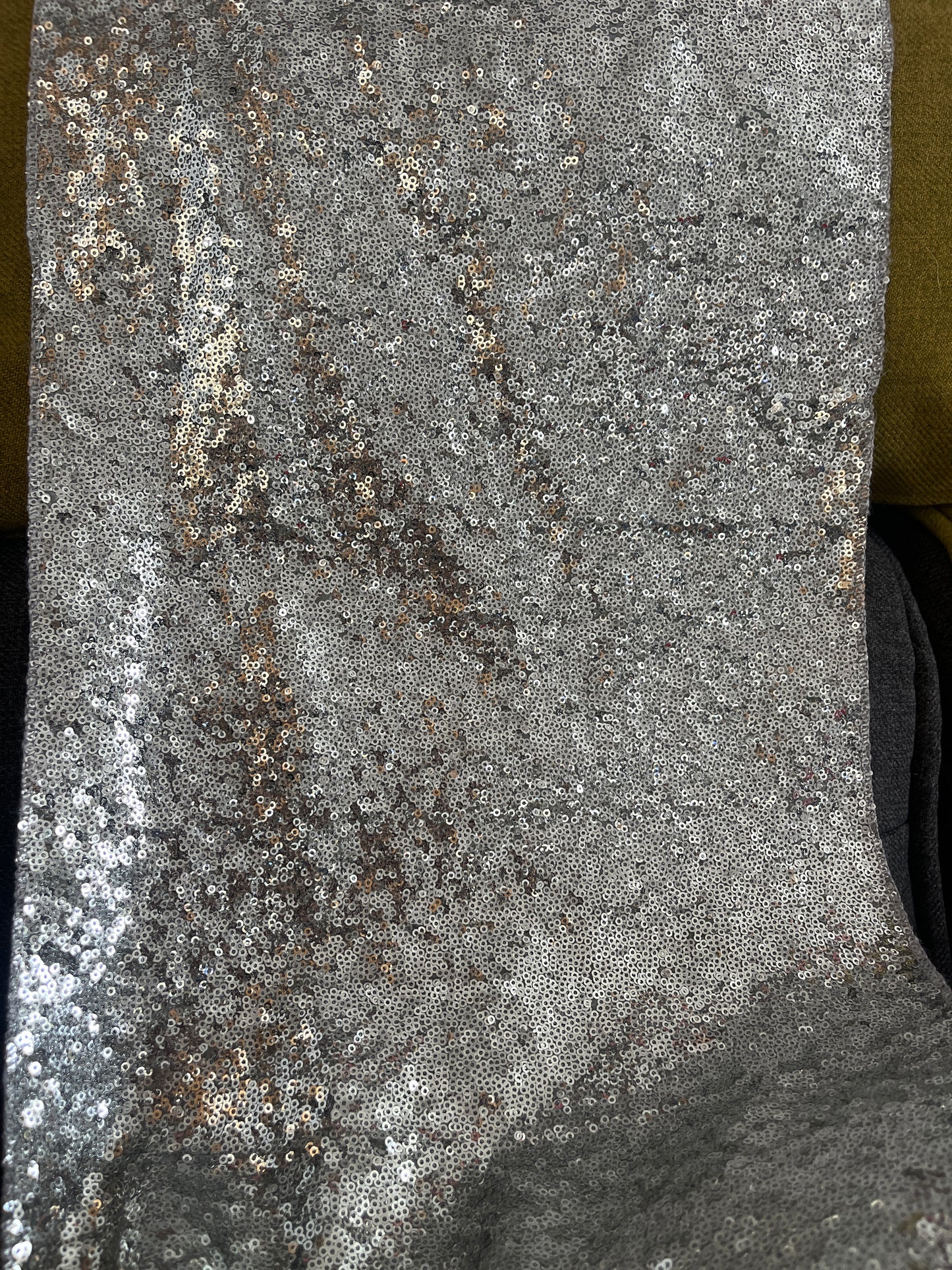 Chemin de table - Argent Paillette