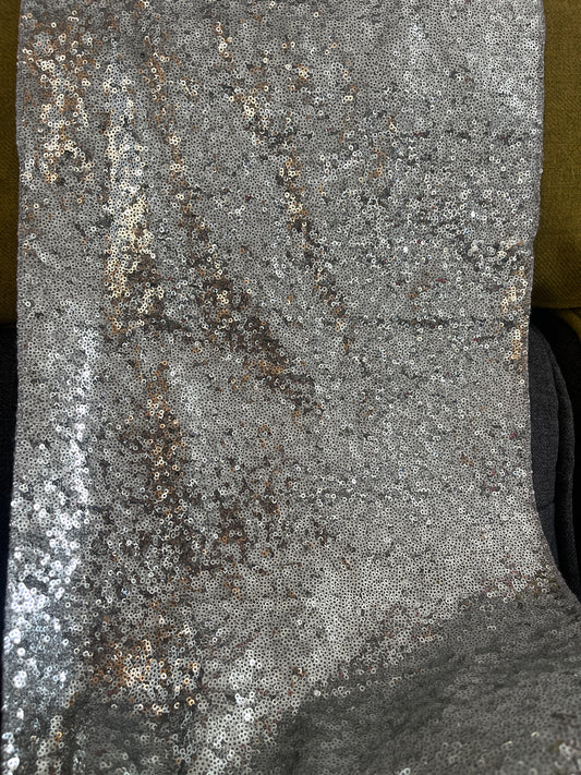 Chemin de table - Argent Paillette