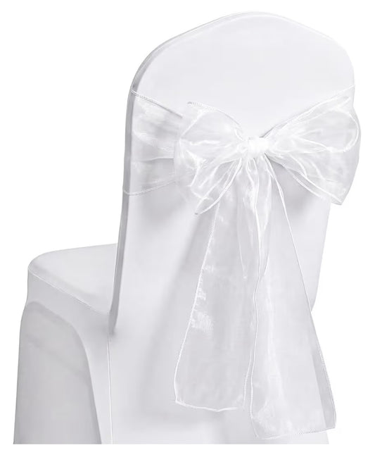 Boucle de chaise - Blanc (Organza)