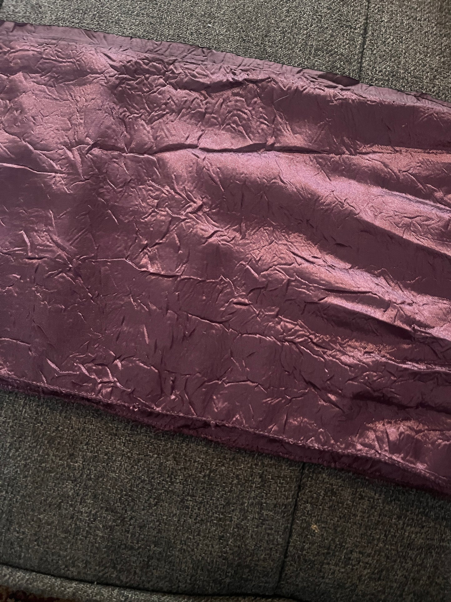 Boucle de chaise - Aubergine (plissé)