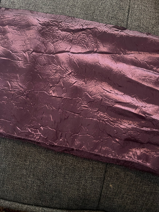 Boucle de chaise - Aubergine (plissé)